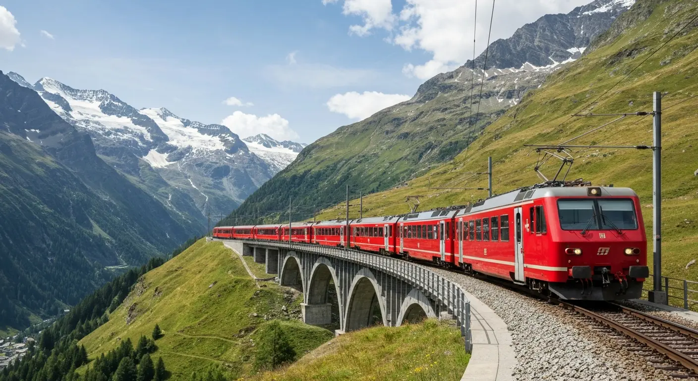 Glacier Express en Bernina Express